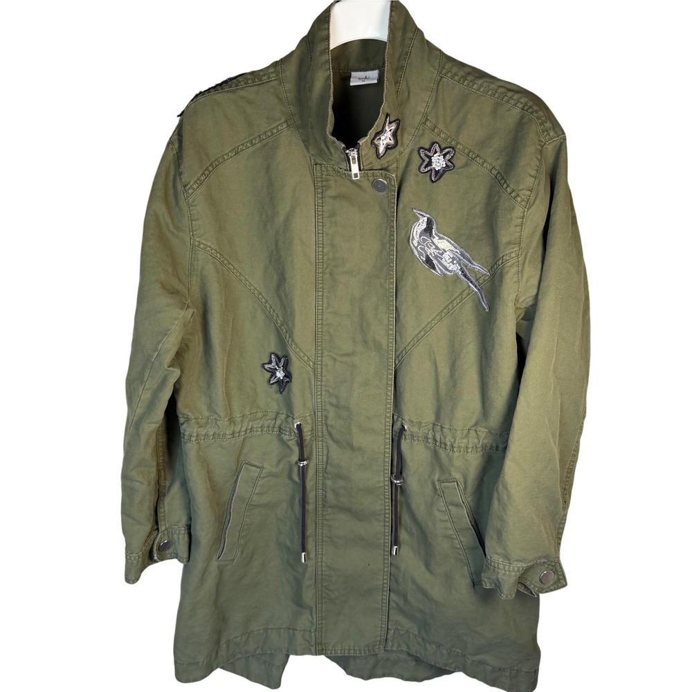 Cabi Hanson Anorak Green Utility Jacket, M